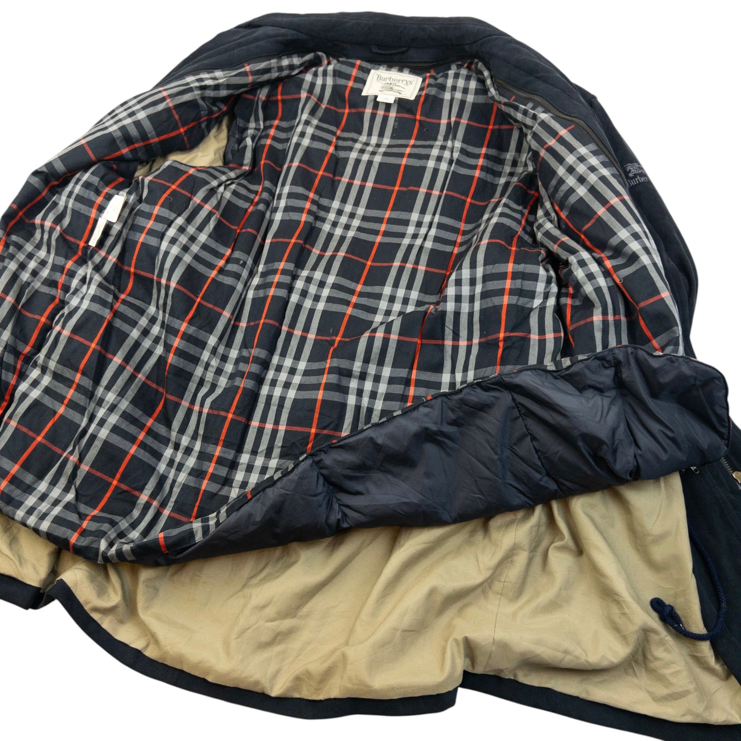 Vintage 90s Burberry Nova Check Lined Jacket Size L