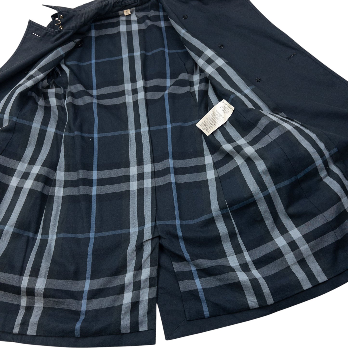 Vintage Burberry Nova Check Lined Trench Jacket Womens Size M