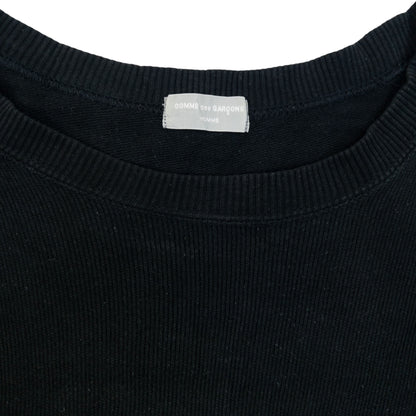 Vintage 90s Comme Des Garçons HOMME Sweatshirt in black, photo 3