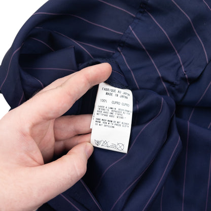 Vintage Yohji Yamamoto Striped Cupro Skirt Womens Size W32