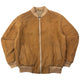 Vintage 90s Burberry Suede Bomber Jacket Size S