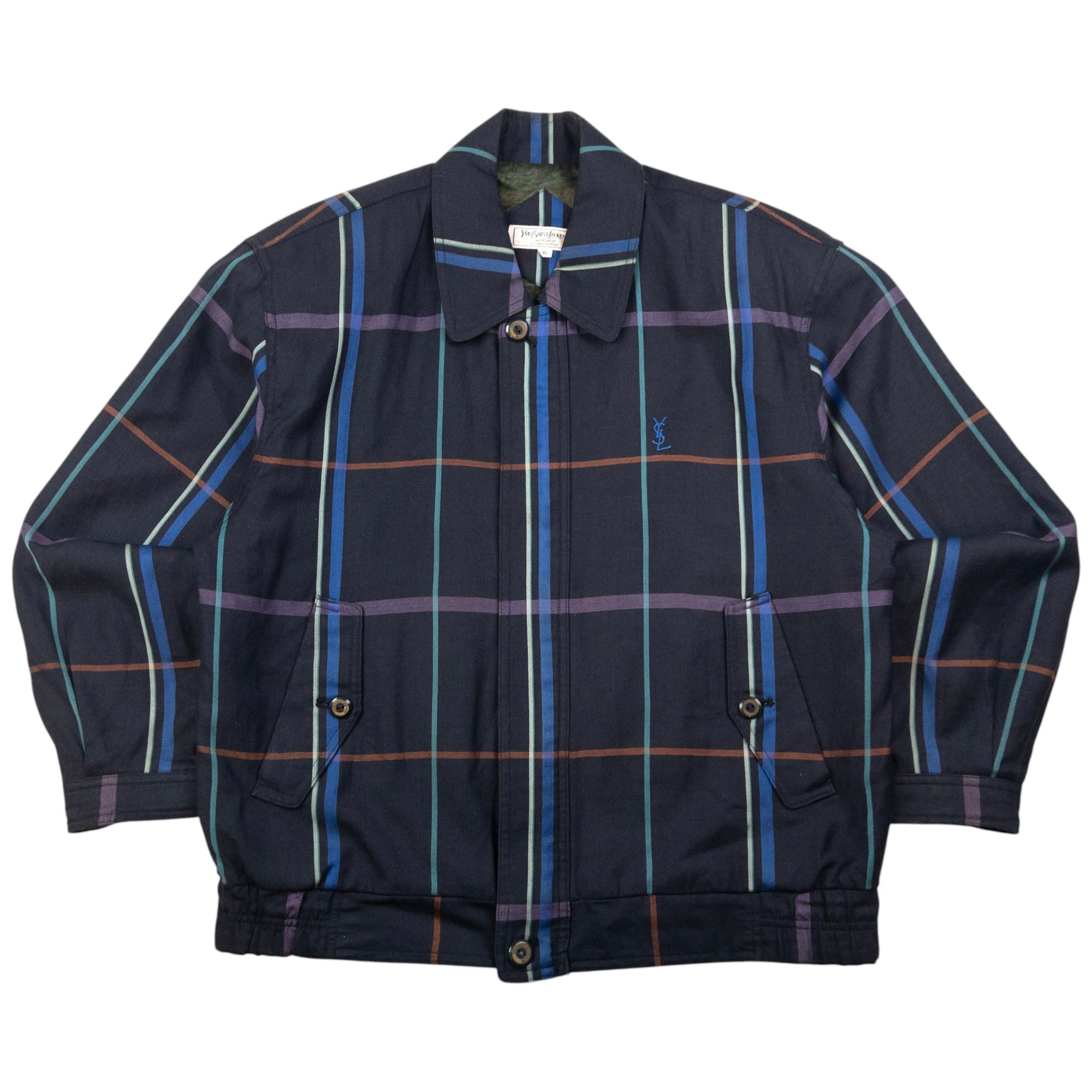 Vintage YSL Yves Saint Laurent Harrington Jacket Size M