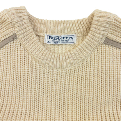 Vintage 90s Burberry Wool Knit Jumper Size M