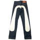 Vintage 2000s Evisu Painted Daicock Japanese Denim Jeans Size W29