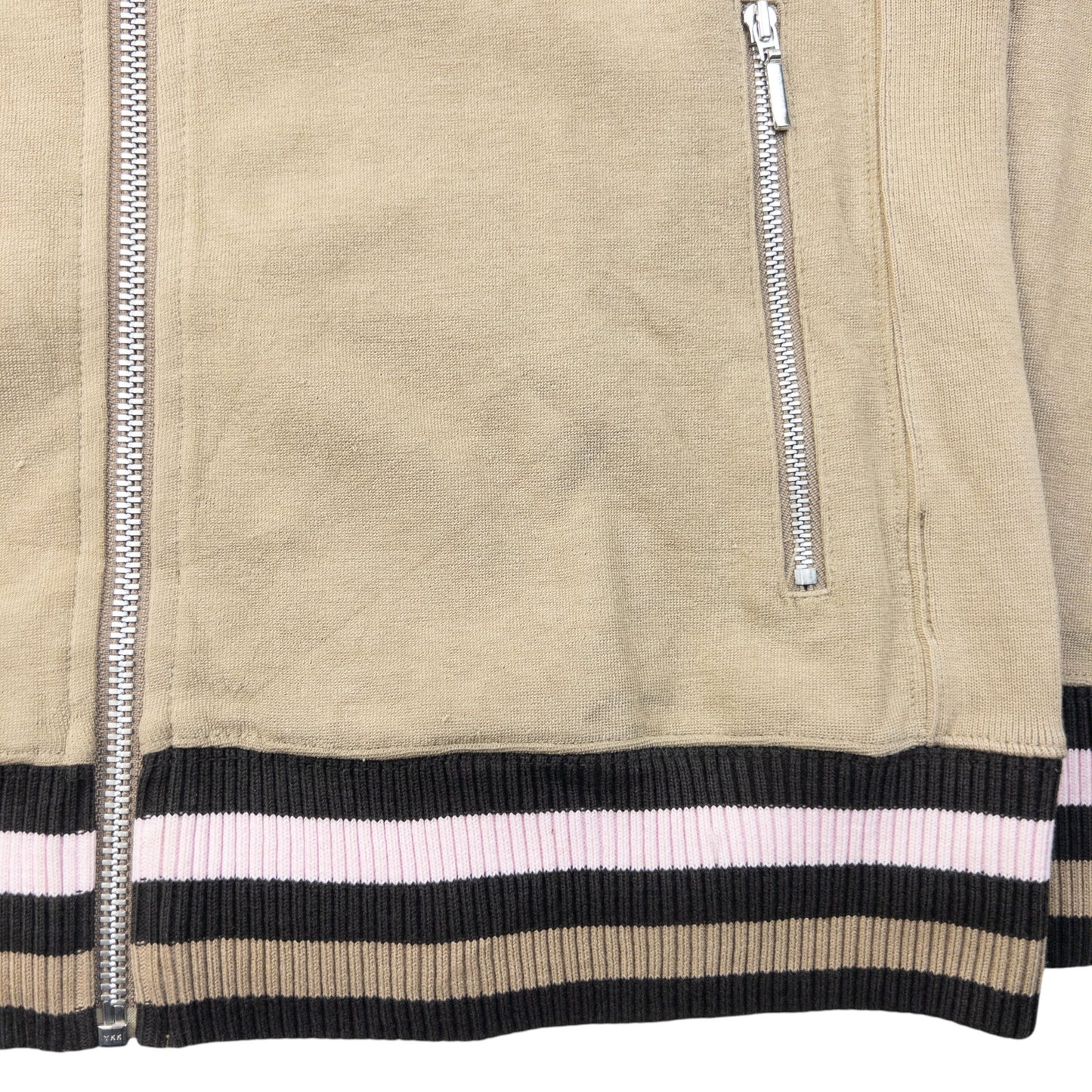 Vintage 2000s Burberry Black Label Zip Up Sweatshirt Size XS