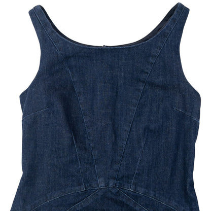 Vintage 2000s Armani Jeans Denim Dress Womens Size S