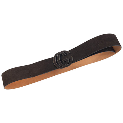 Vintage 2000s Gucci Suede Leather Belt Size M
