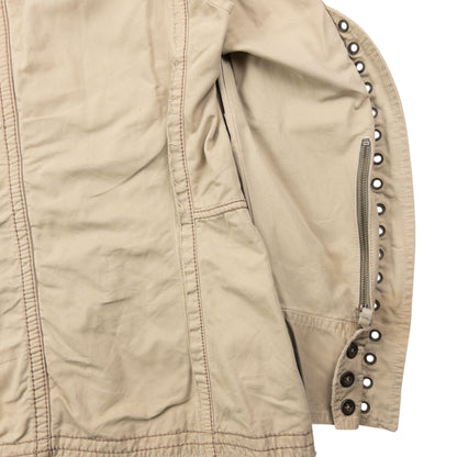 Vintage 2000s Marithe + Francois Girbaud Button Up Eyelet Jacket Womens Size L