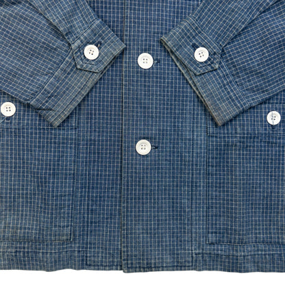 Vintage 90s Yohji Yamamoto Checkered Denim Jacket Size S