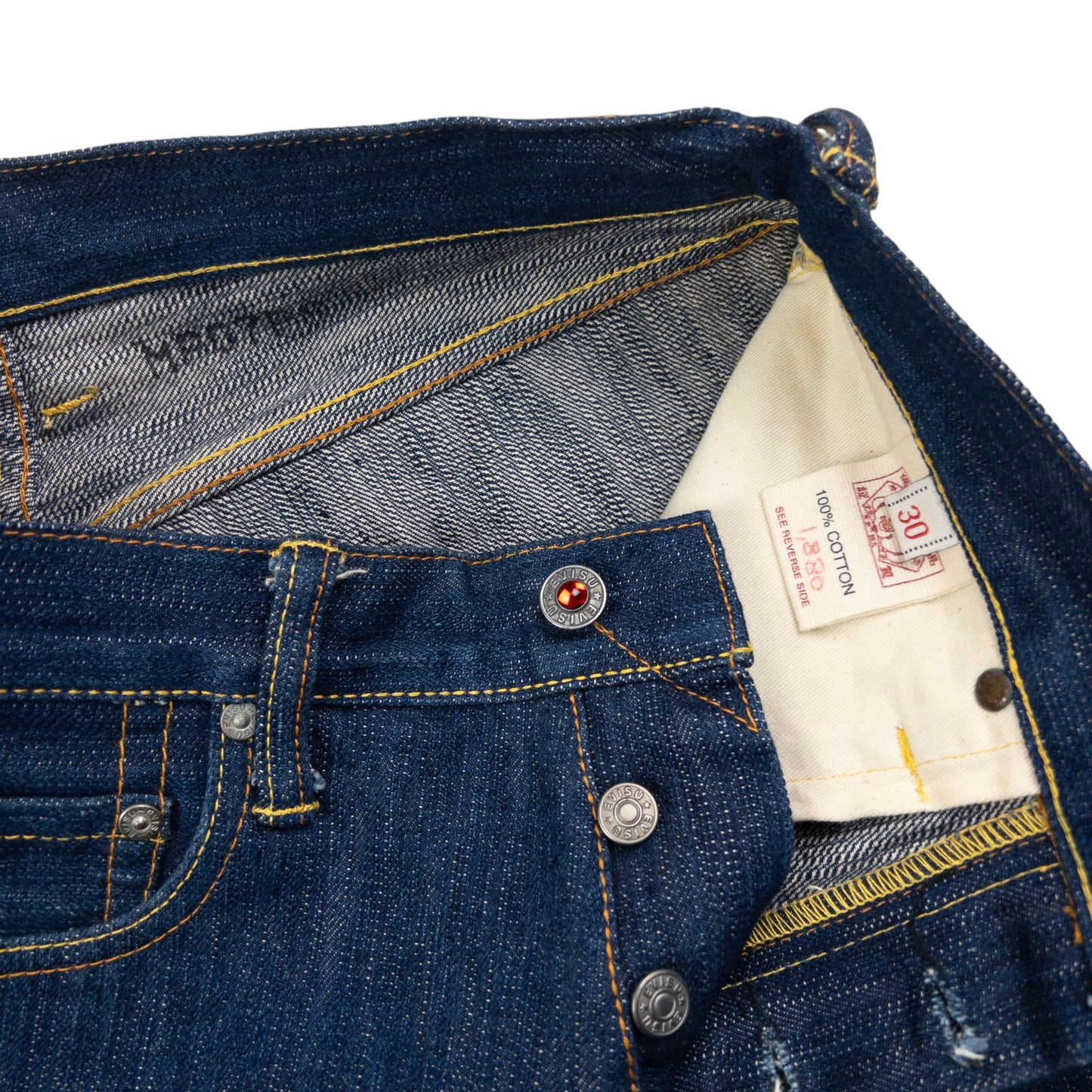 Vintage Evisu Kamon Daicock Japanese Denim Jeans Size W30