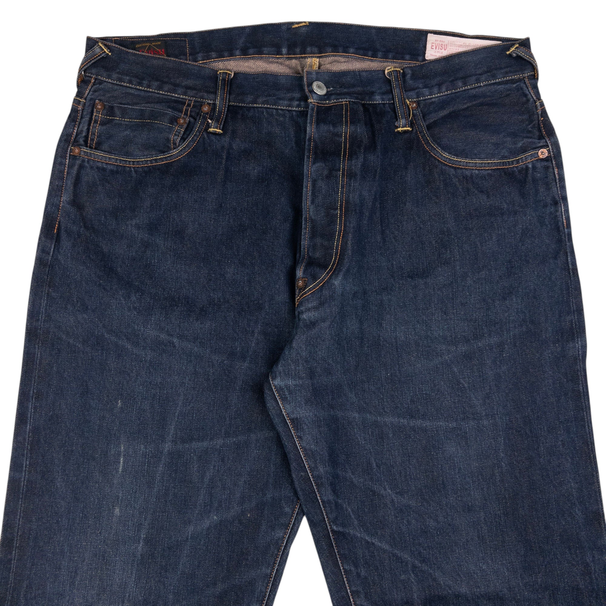 Vintage Evisu Mechanical Daicock Japanese Denim Jeans Size W37