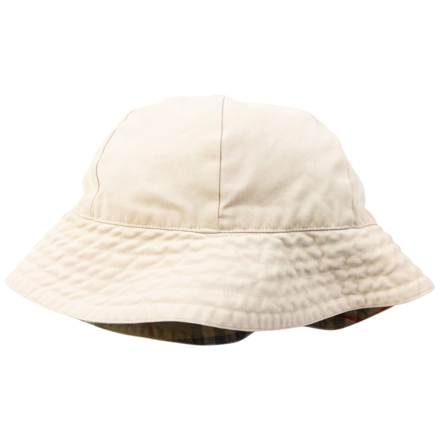 Vintage 90s Burberry Nova Check Reversible Bucket Hat