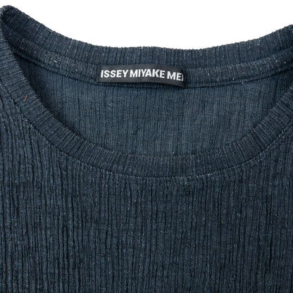 Vintage 2000s Issey Miyake MEN Crinkle T Shirt Size S