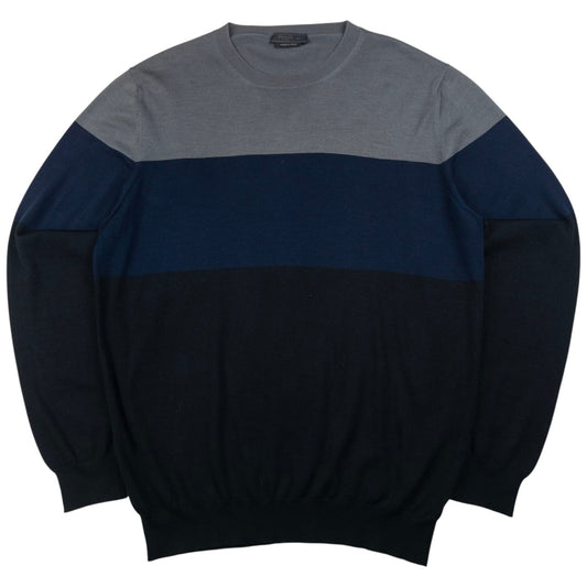 Vintage Prada Striped Jumper Size M
