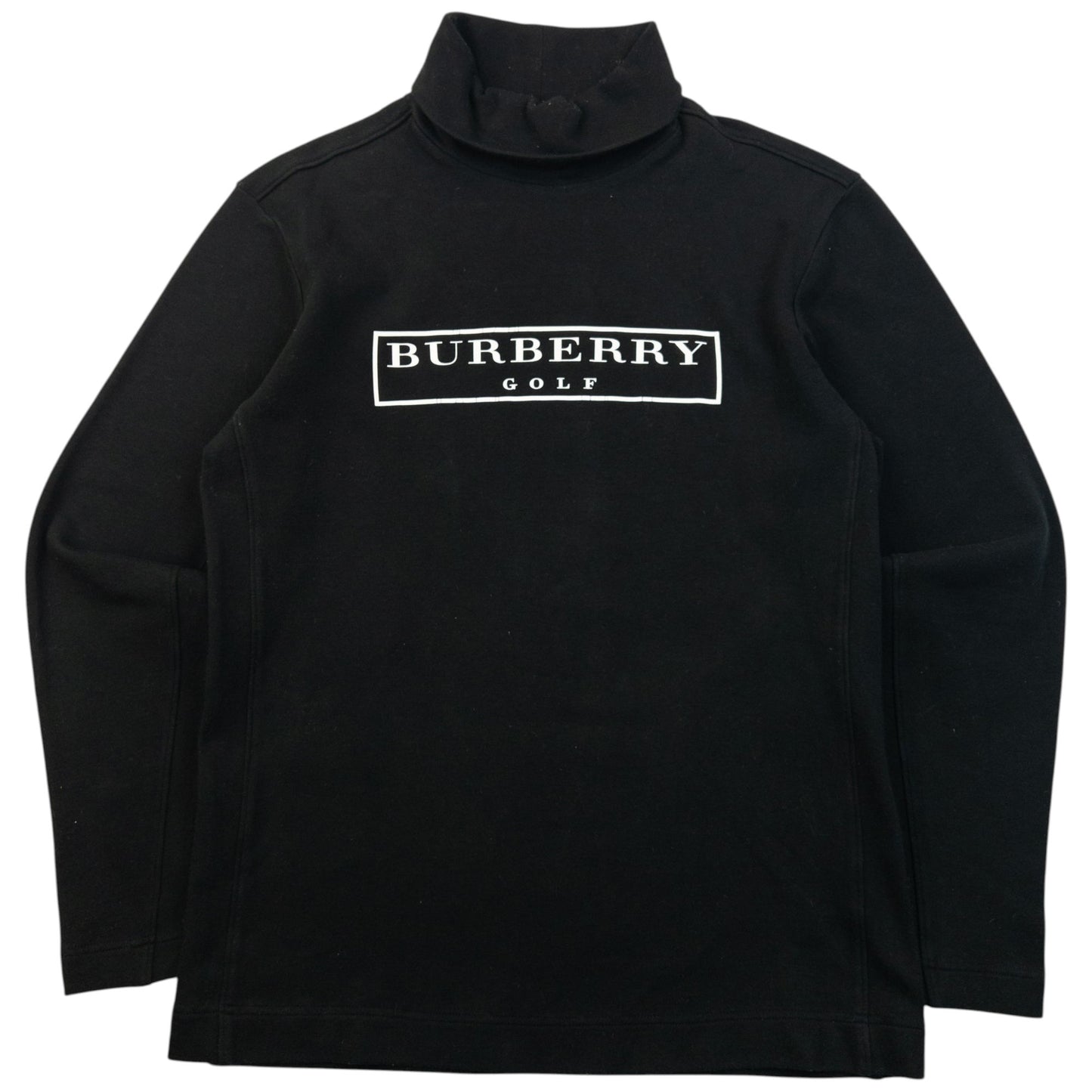Vintage 2000s Burberry Golf Turtleneck Jumper Womens Size M