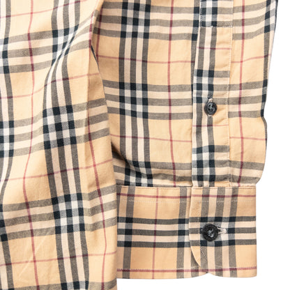 Vintage 2000s Burberry Nova Check Long Sleeve Button Up Shirt Size L