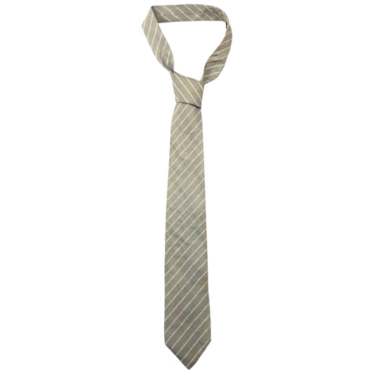 Vintage 90s Issey Miyake Striped Silk Tie