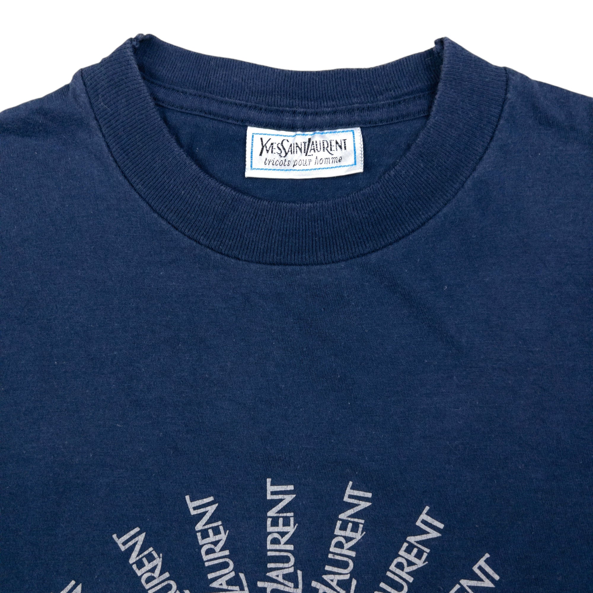 Vintage YSL Yves Saint Laurent Graphic T Shirt Size XS