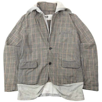 Vintage 90s Final Home By Issey Miyake Layered Hoodie Jacket Size S