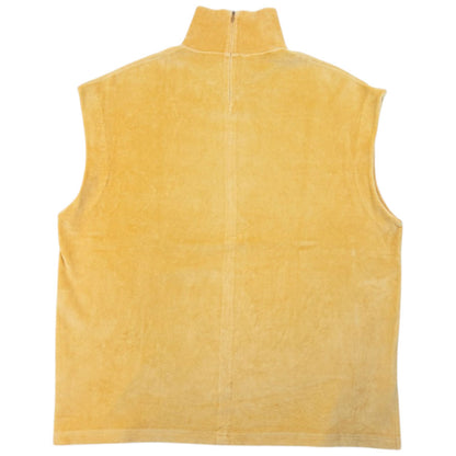 Vintage 90s Gucci By Tom Ford Velour Sleeveless Turtleneck Jumper Size L