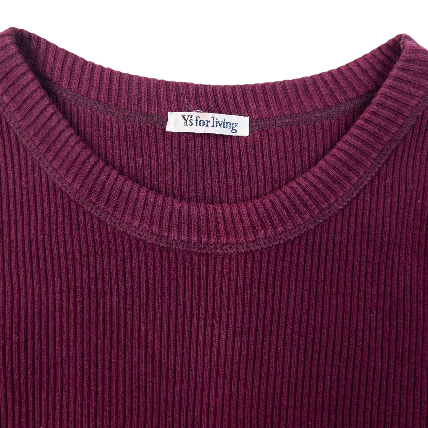 Vintage 90s Yohji Yamamoto Ribbed Jumper Womens Size S