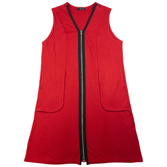 Vintage Yohji Yamamoto Full Zip Midi Dress Womens Size L