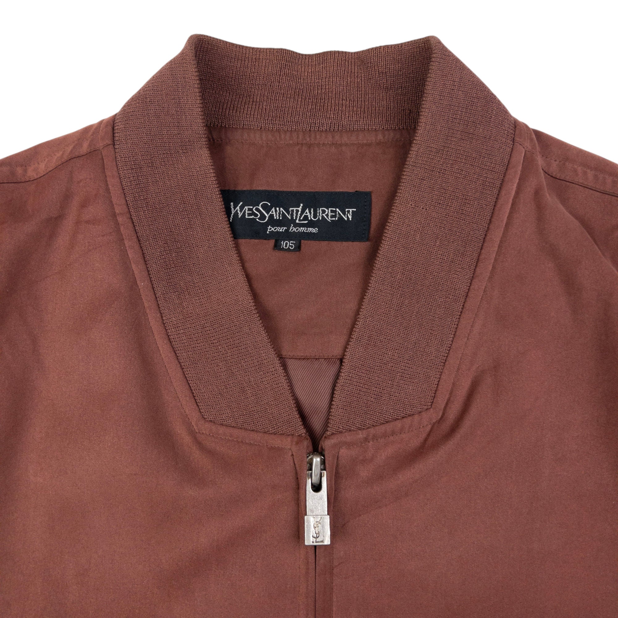 Vintage YSL Yves Saint Laurent Bomber Jacket Size XL