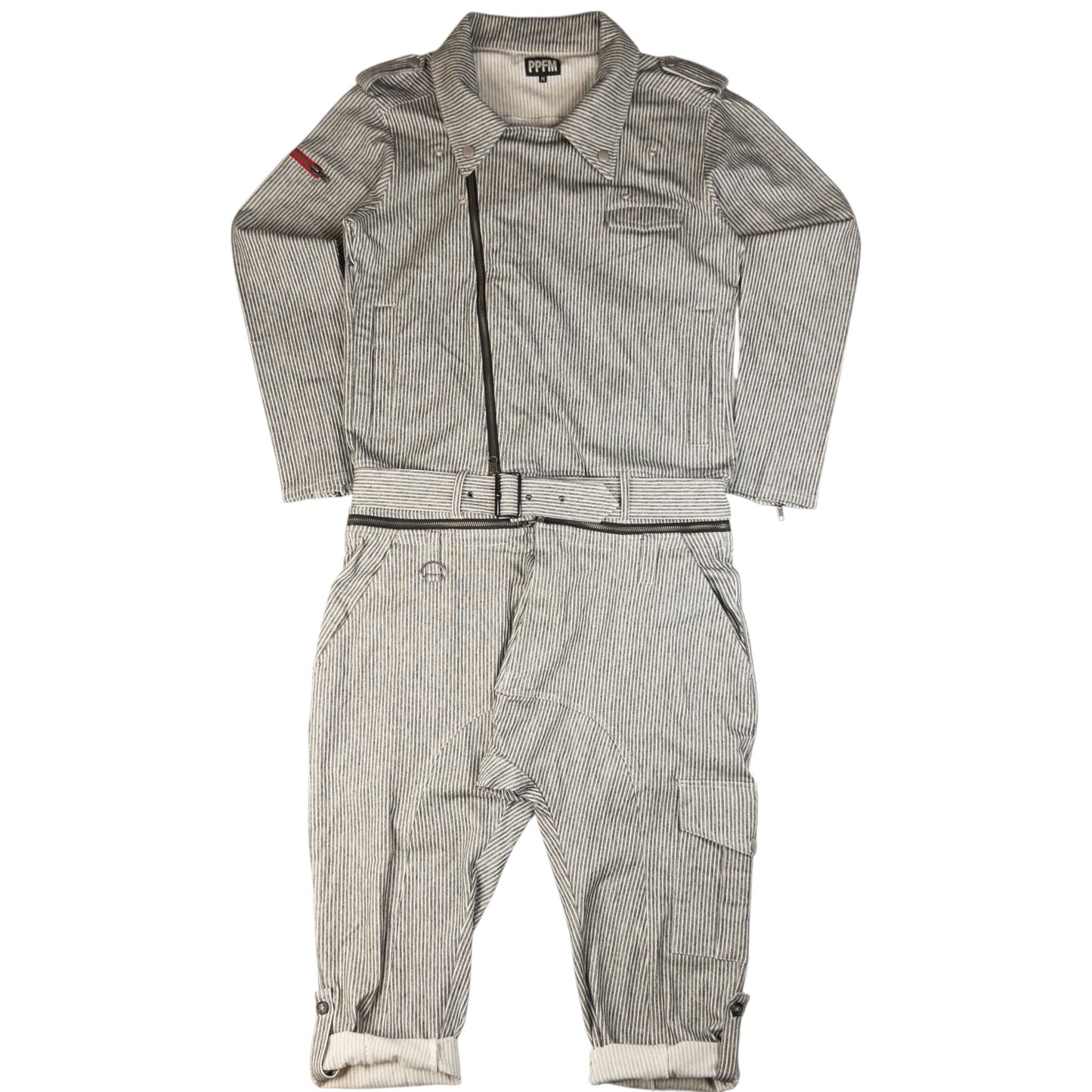 Vintage PPFM Convertible Zip Off Jumpsuit Size M