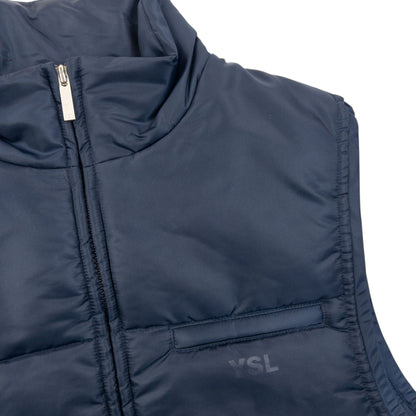 Vintage 2000s YSL Yves Saint Laurent Zip Up Puffer Gilet Womens Size S