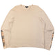 Vintage 2000s Burberry Nova Check Sleeve Patch Jumper Size S