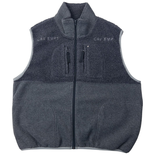 Cav Empt Zip Up Fleece Gilet Size M