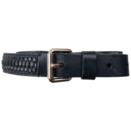 Vintage 2000s Burberry Braided Leather Belt Size W26