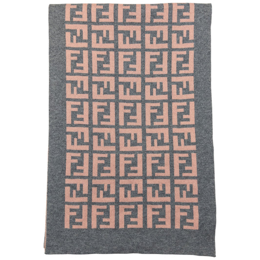 Vintage Fendi Monogram Wool Scarf