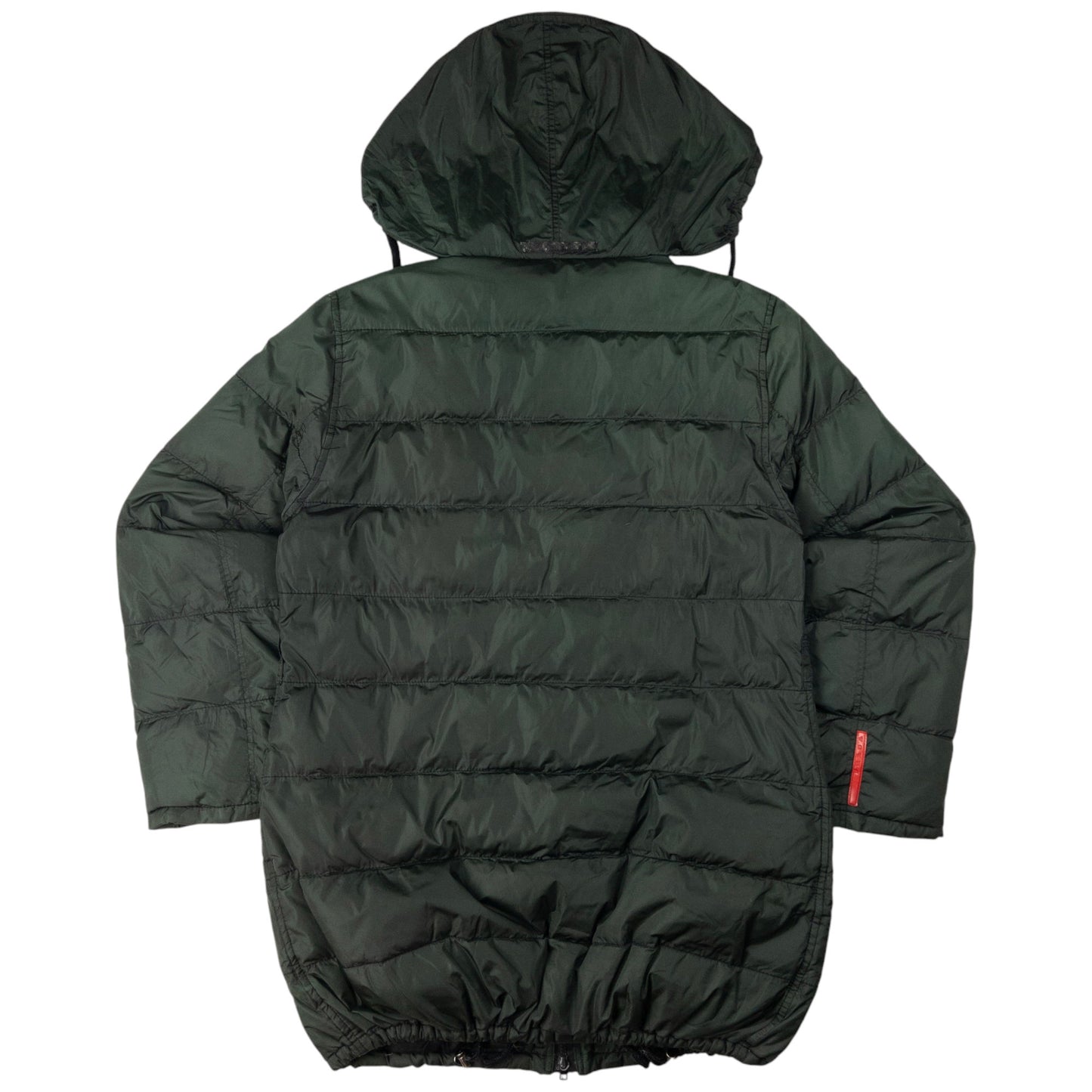 Vintage Prada Sport Zip Up Puffer Rain Jacket Size L