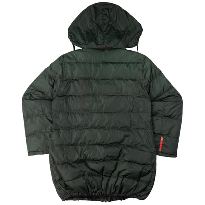 Vintage Prada Sport Zip Up Puffer Rain Jacket Size L