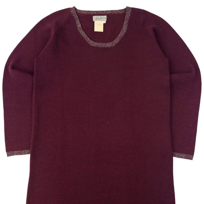 Vintage 90s Yohji Yamamoto Knitted Jumper Dress Womens Size L