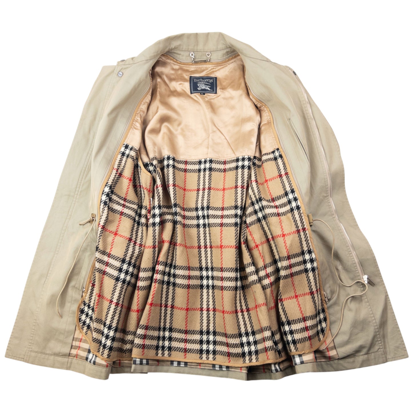 Vintage 90s Burberry Nova Check Lined Jacket Size M