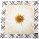 Vintage 2000s Burberry Nova Check Daisy Print Silk Scarf