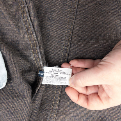 Vintage Armani Jeans Super Toppa Button Up Denim Jacket Size S