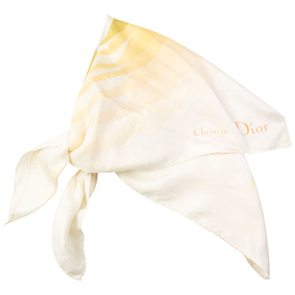 Vintage 2000s Dior Gradient Silk Scarf