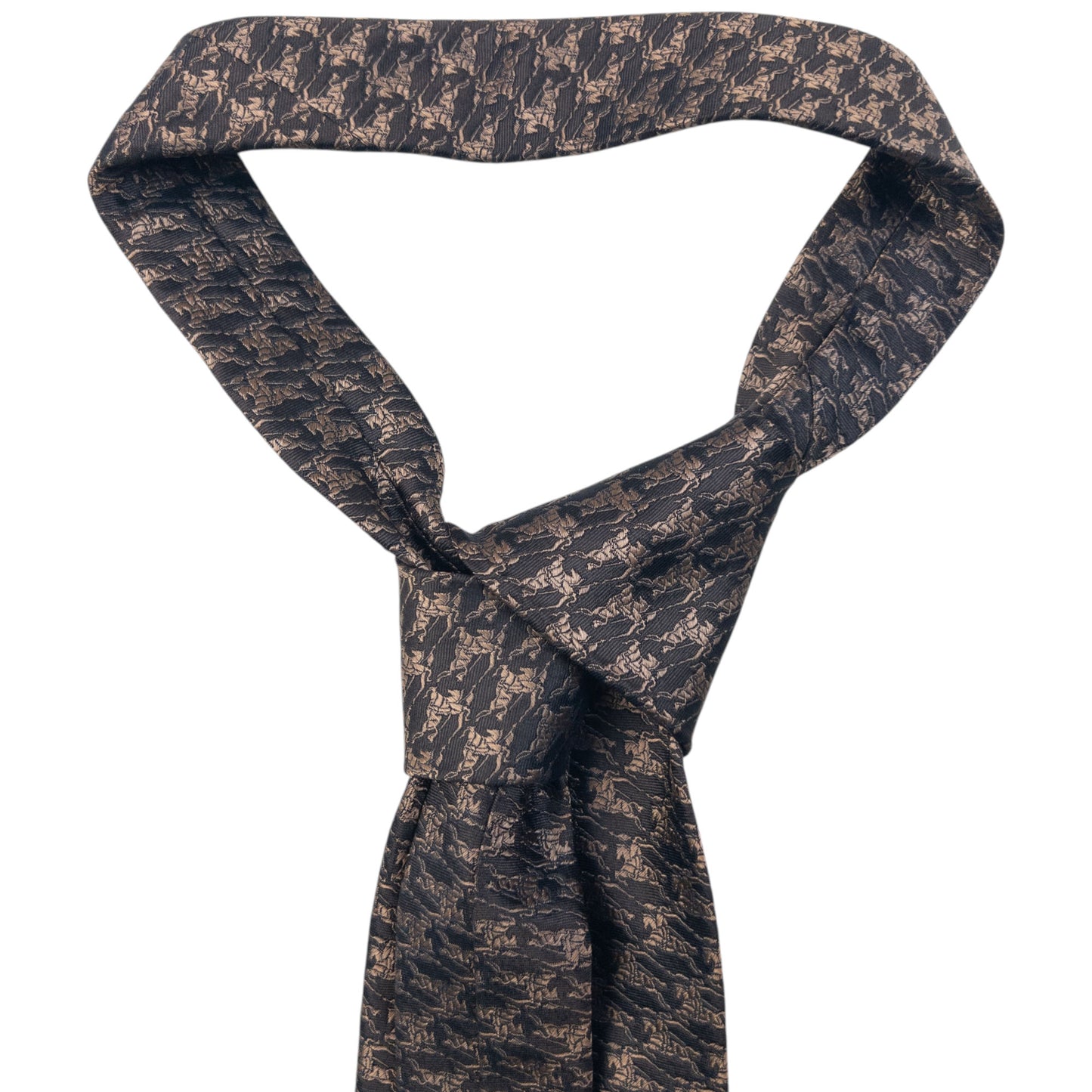 Vintage 2000s Burberry Monogram Silk Tie