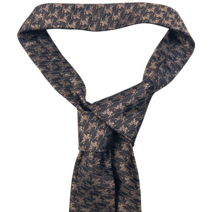 Vintage 2000s Burberry Monogram Silk Tie