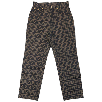 Vintage 90s Fendi Monogram Trousers Womens Size W28