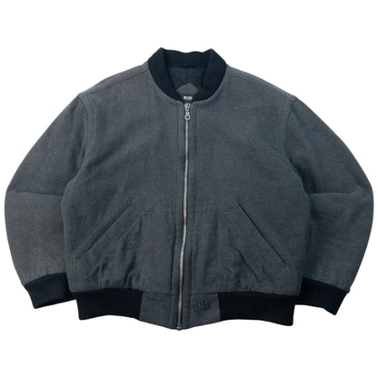 Vintage 90s Hugo Boss Cashmere Bomber Jacket Size L