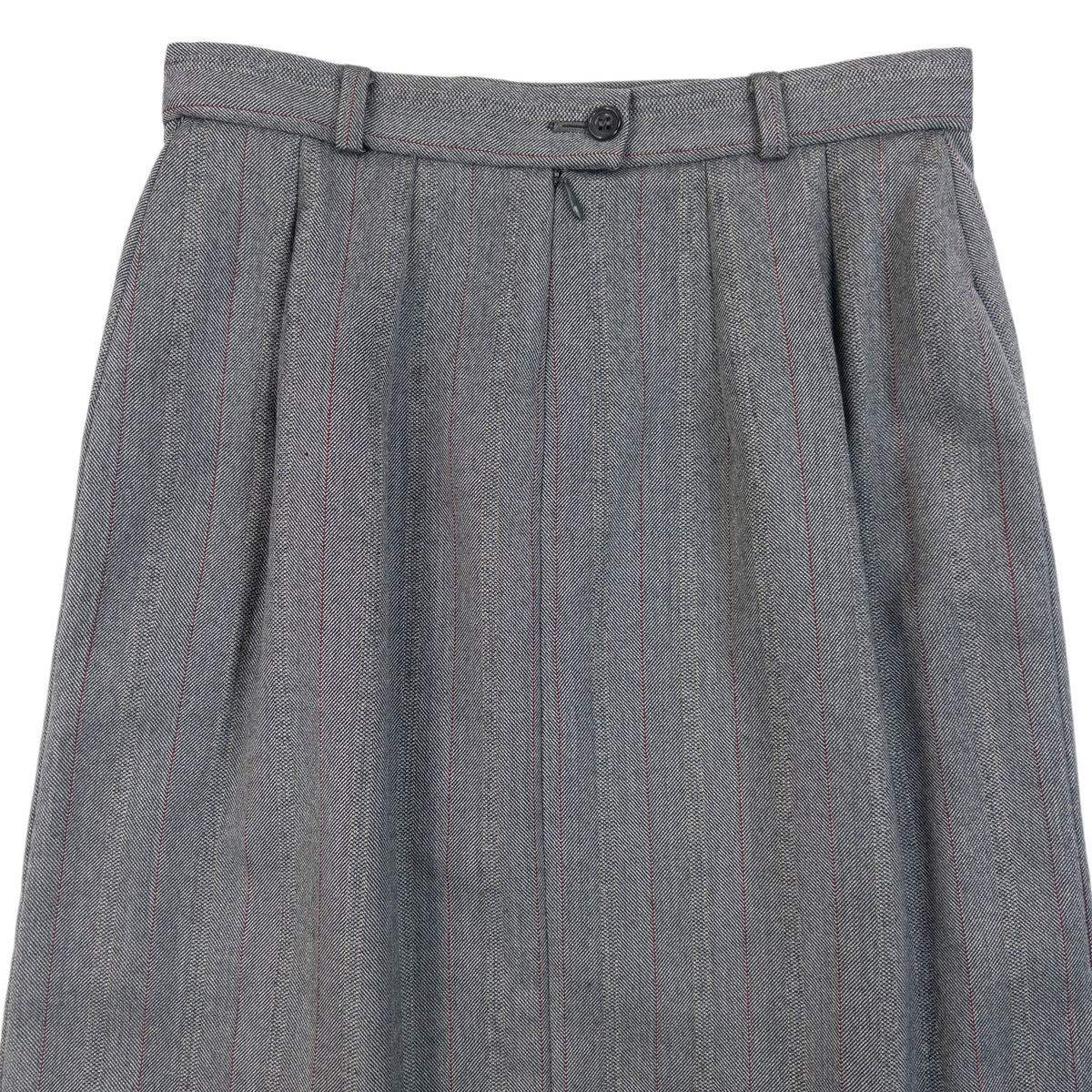 Vintage 90s Burberry Pleated Skirt in grey, photo 3