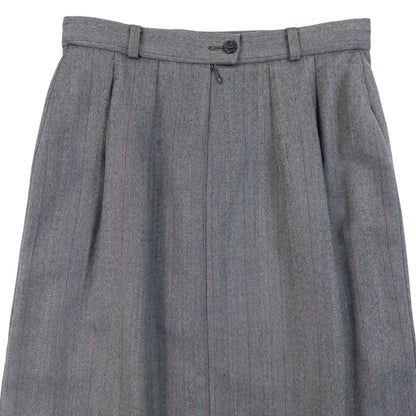 Vintage 90s Burberry Pleated Skirt in grey, photo 3
