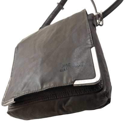 Vintage 2000s Jean Paul Gaultier Leather Crossbody Bag