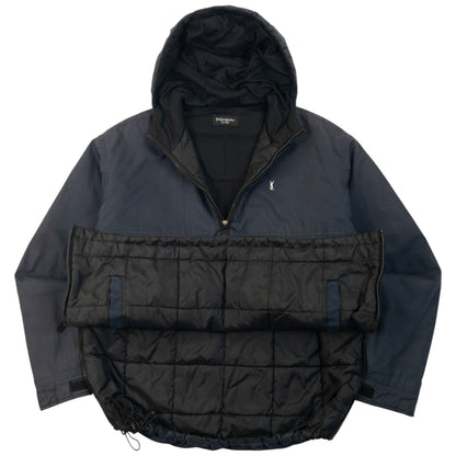 Vintage 2000s YSL Yves Saint Laurent Q Zip Padded Jacket Size L