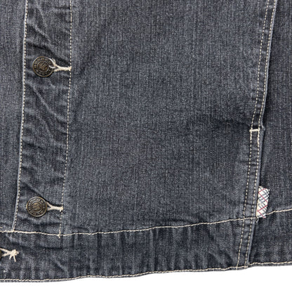 Vintage 2000s Burberry Button Up Denim Jacket Size M
