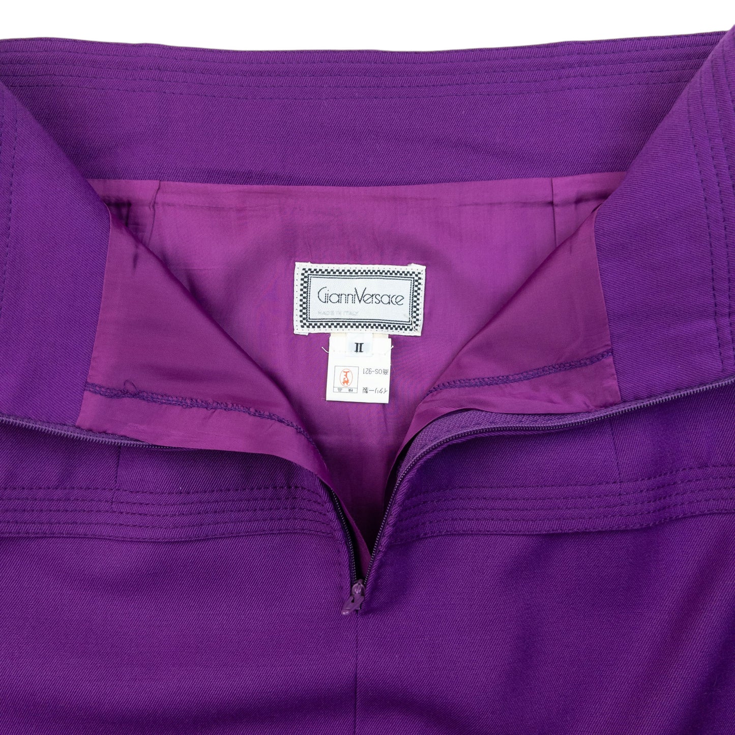 Vintage 90s Gianni Versace Tiered Skirt Womens Size W25